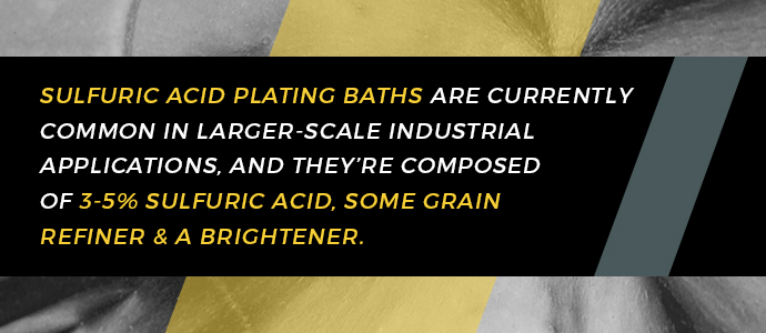 sulfuric acid plating baths