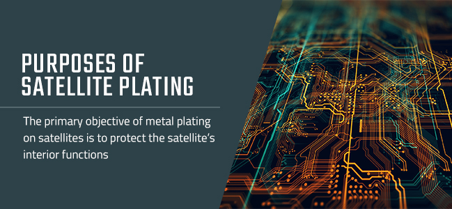 purpose of plating on satellites