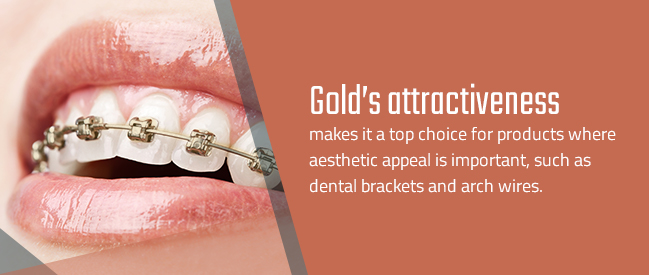 gold plating for medical implants