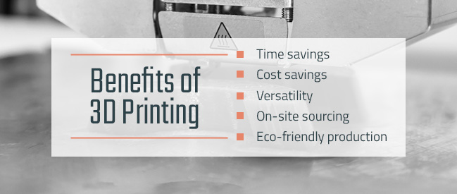 Benefits of 3D Printing