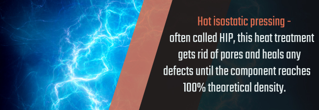 Hot isostatic pressing heat treatment