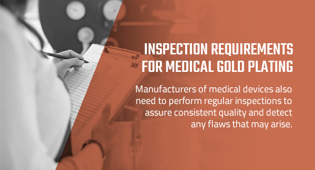 Inspection Requirements for Medical Gold Plating
