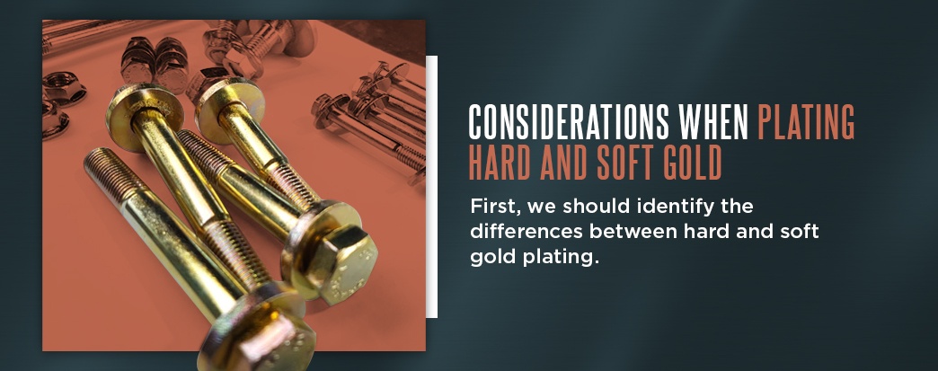 difference between hard and soft gold plating