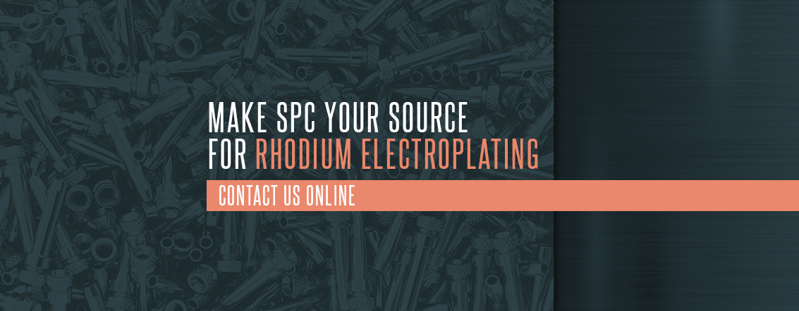 Make SPC Your Source for Rhodium Electroplating