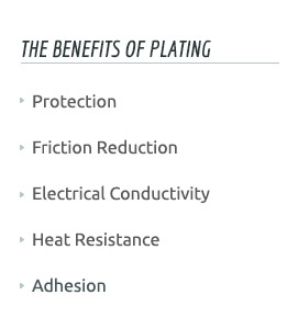 semiconductor plating benefits