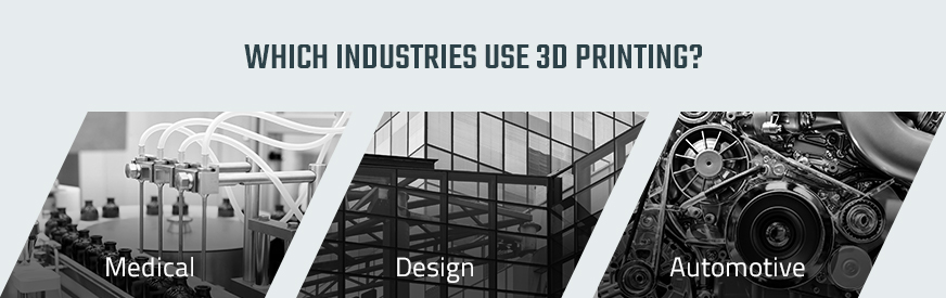 industries that use 3D printing